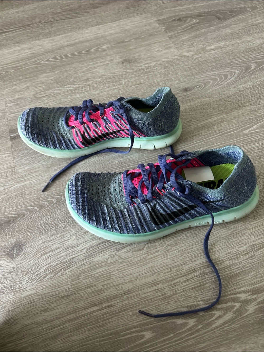 Nike Women's RN Flyknit Running Sneakers - Picture 2 of 6
